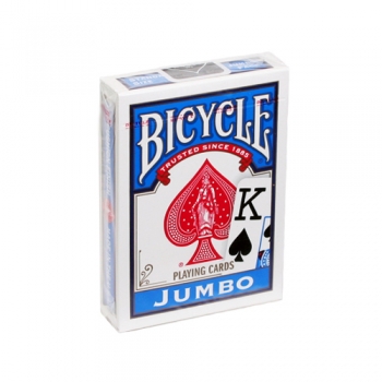 Карты для покера Bicycle №88 Jumbo синие