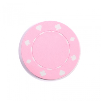 Фишка для игры в покер Suit розовая 11,5 г